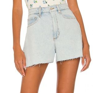 WeWoreWhat NWT | High Rise Boyfriend Denim Short, Super Light | Size 28